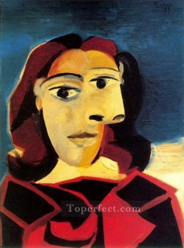  Picasso Pintura Art%C3%ADstica - Retrato Dora Maar 7 1937 cubismo Pablo Picasso